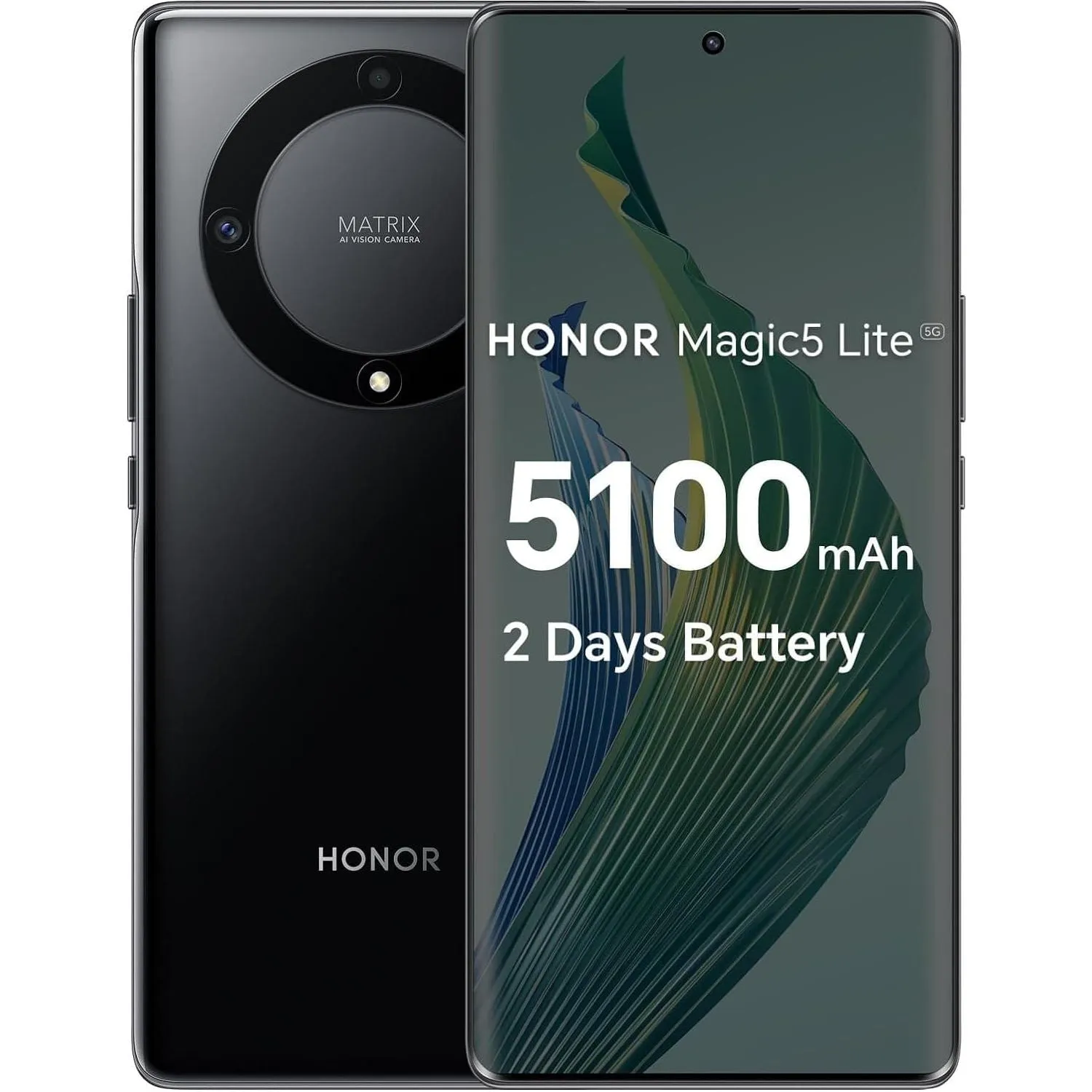 Honor Magic5 Lite 5G - 256GB Storage - 8GB RAM - Dual Sim - Midnight Black - Unlocked playstation 5, ps5 accessories, playstation games online