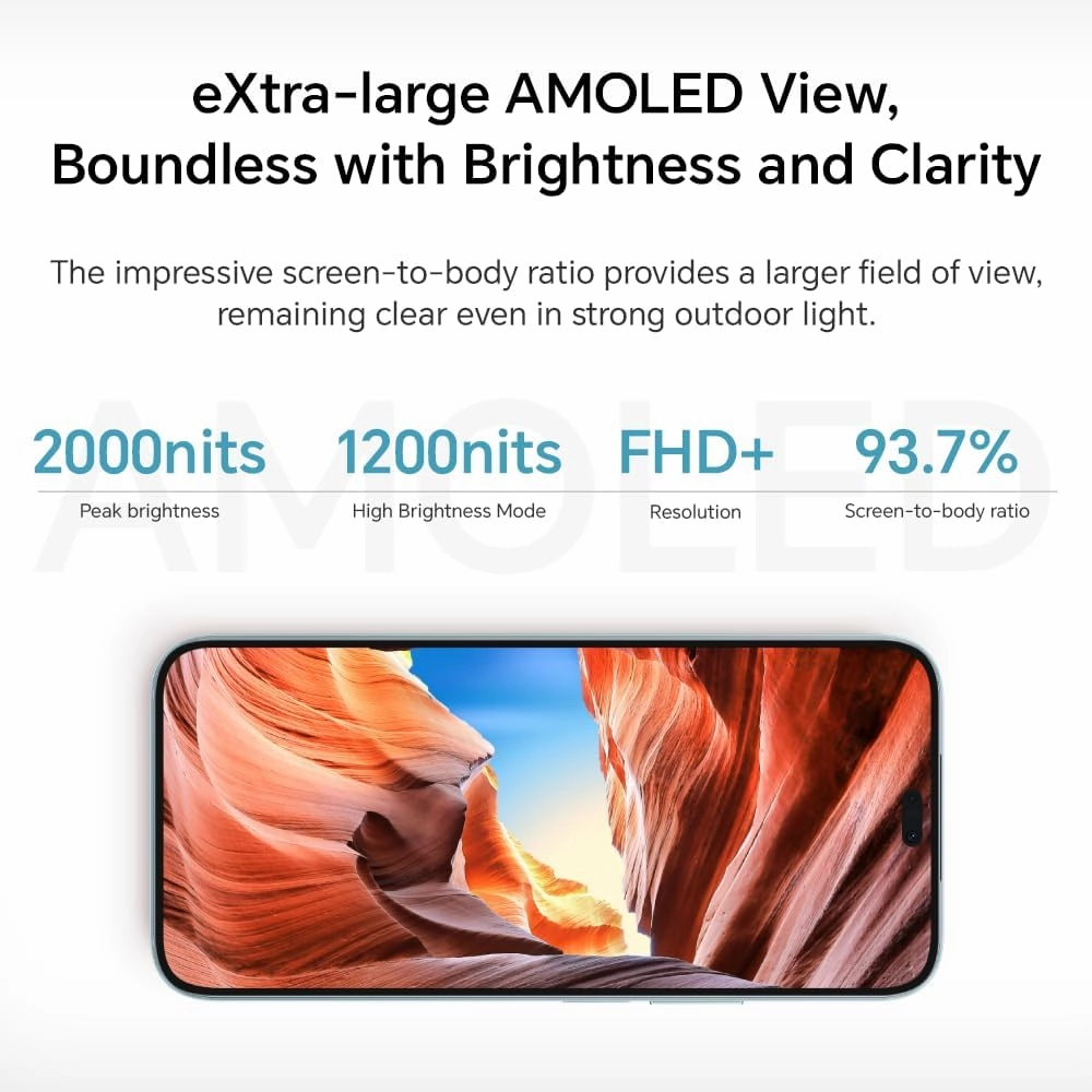 HONOR 200 Lite 5G Smartphone - 8GB 256GB, 6.7" AMOLED, 108MP Triple Rear, 50MP Front, Dual SIM, Android 14, Starry Blue