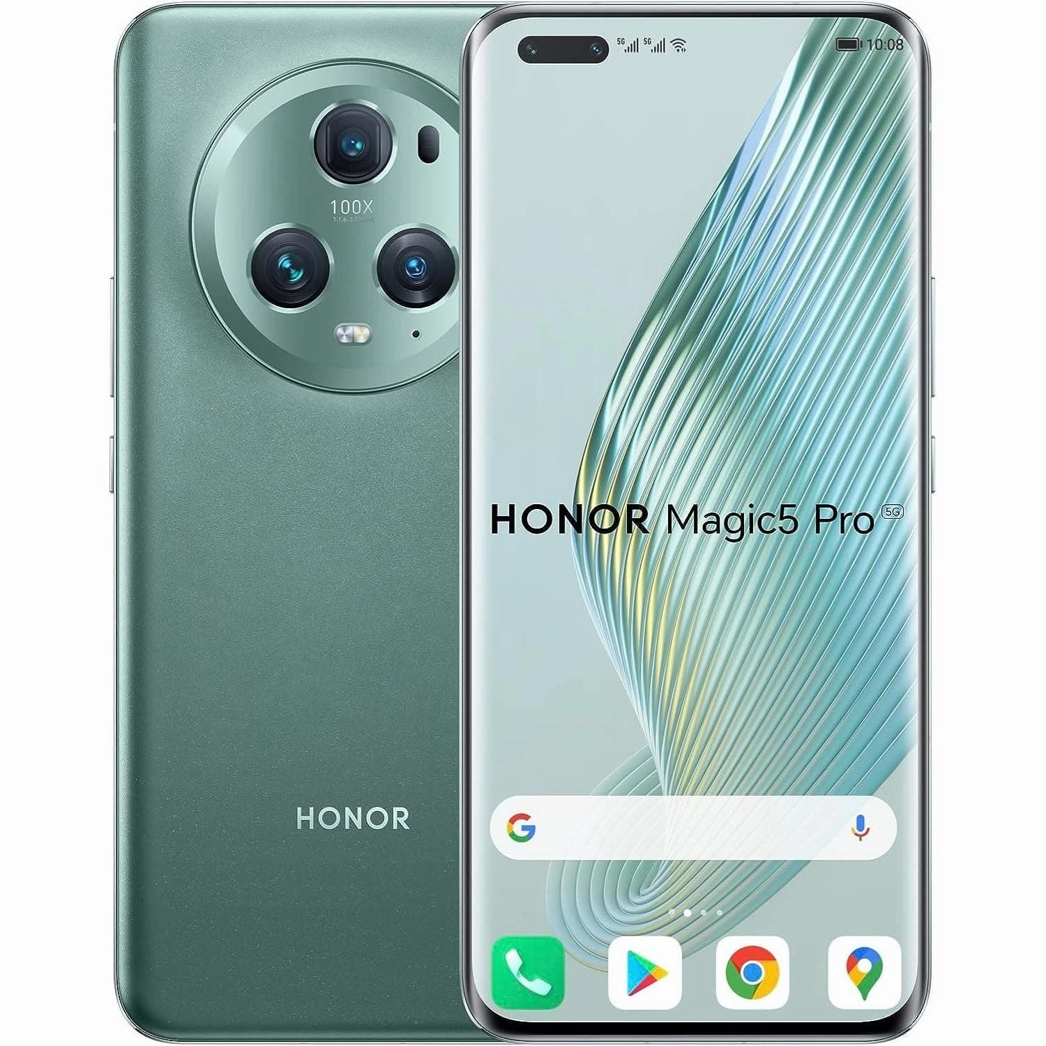 HONOR Magic5 Pro, 5G Smartphone, 512GB 12GB RAM, Dual SIM, Meadow - unlocked unlocked phones,budget smartphones,cell phone deals,latest mobile phones