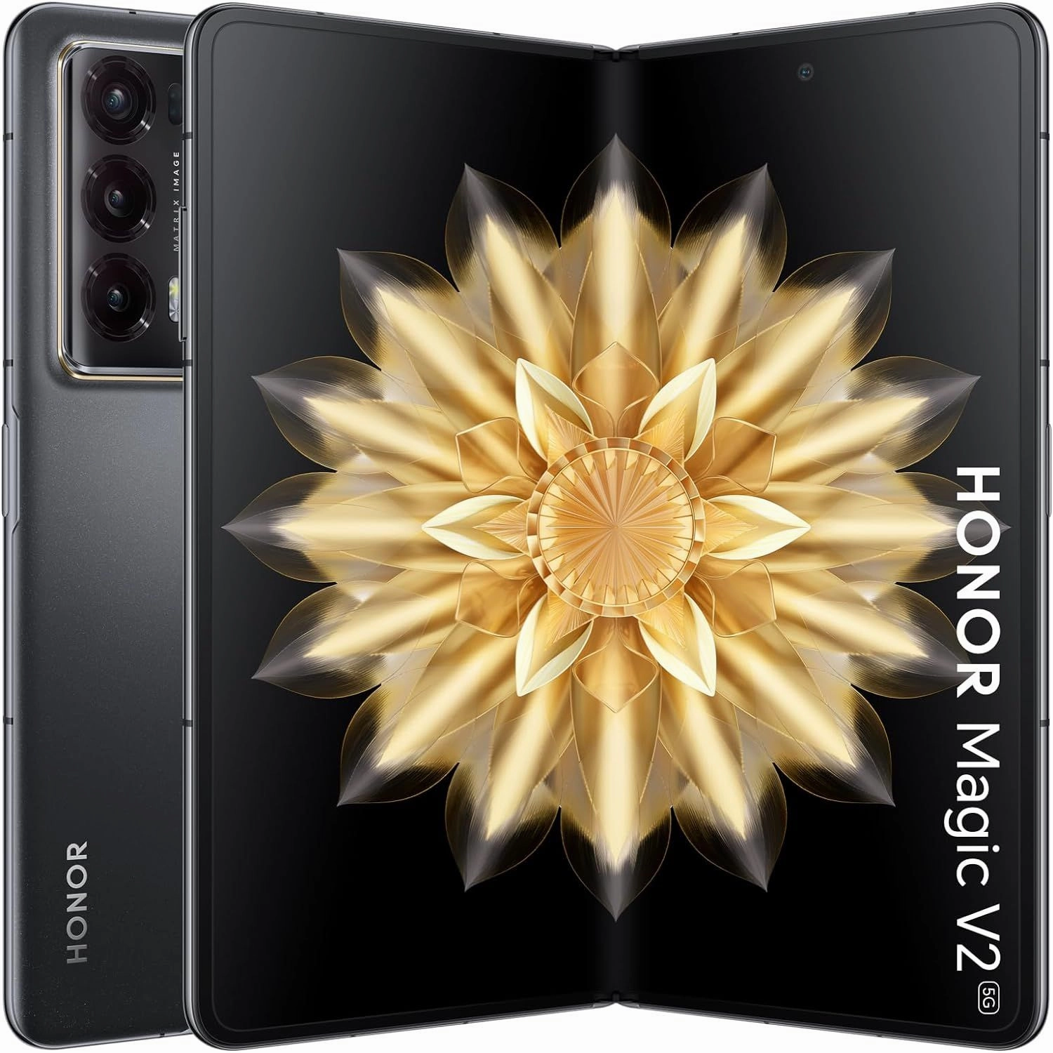 Honor Magic V2 5G  16GB RAM, 512GB Storage, Folding Smartphone, Black, Unlocked mobile phones,smartphones,android phones,iphone