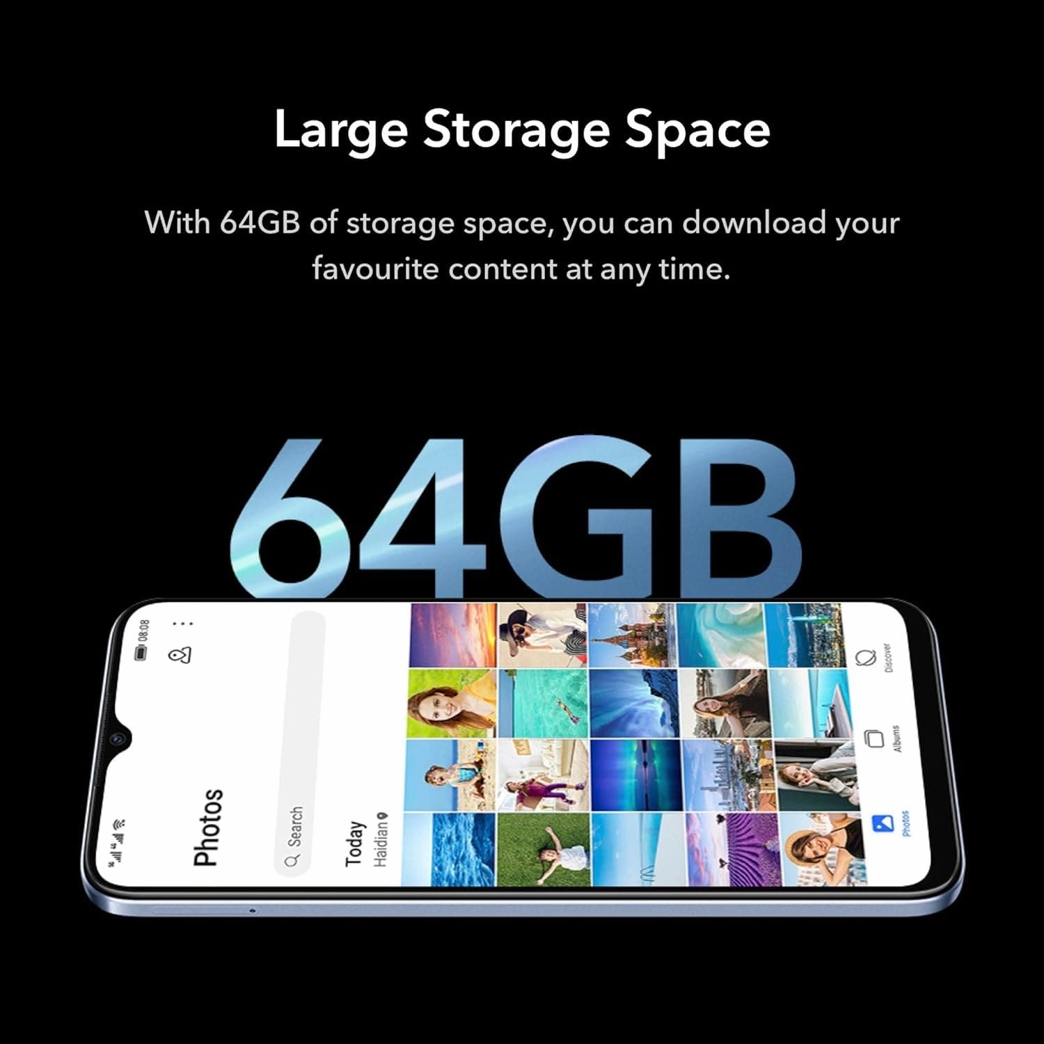 HONOR X6 64GB Mobile Phone - Midnight Black