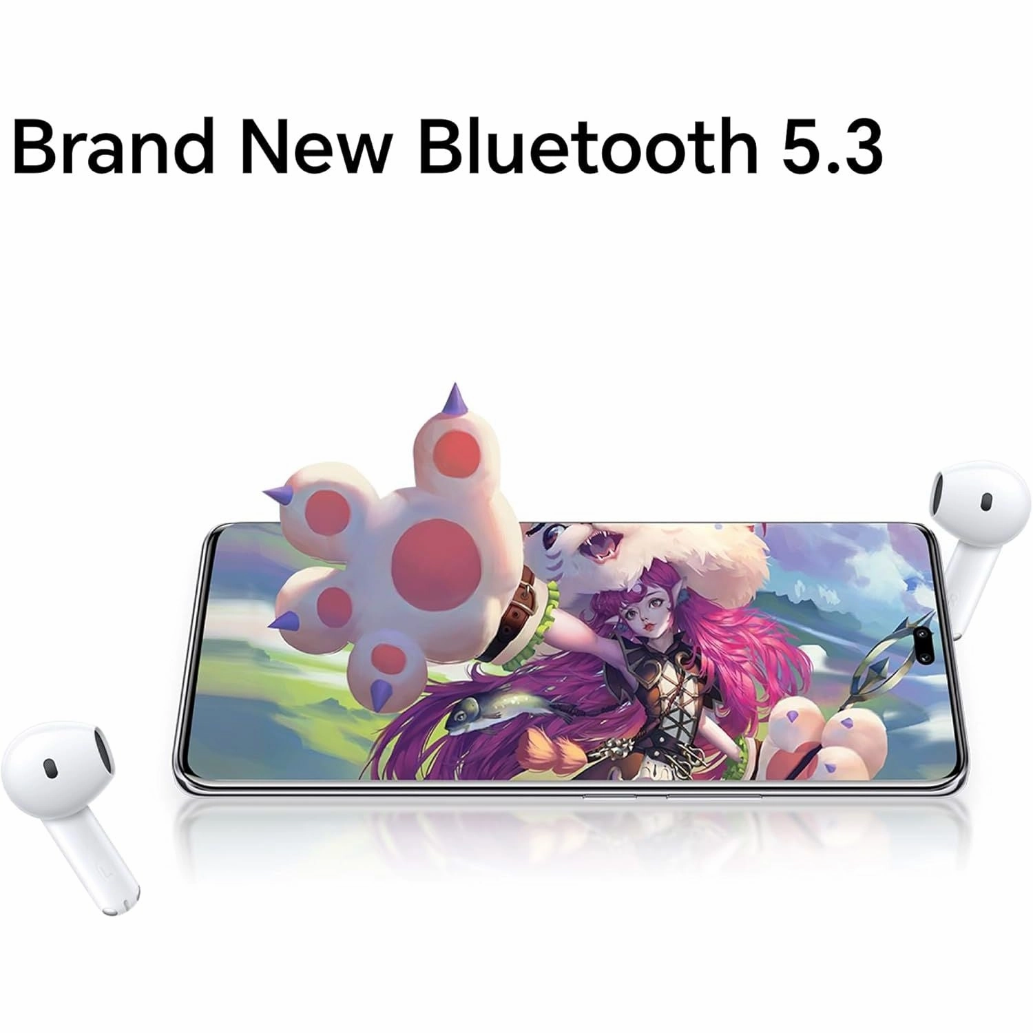 Honor X6 True Wireless Earbuds, White