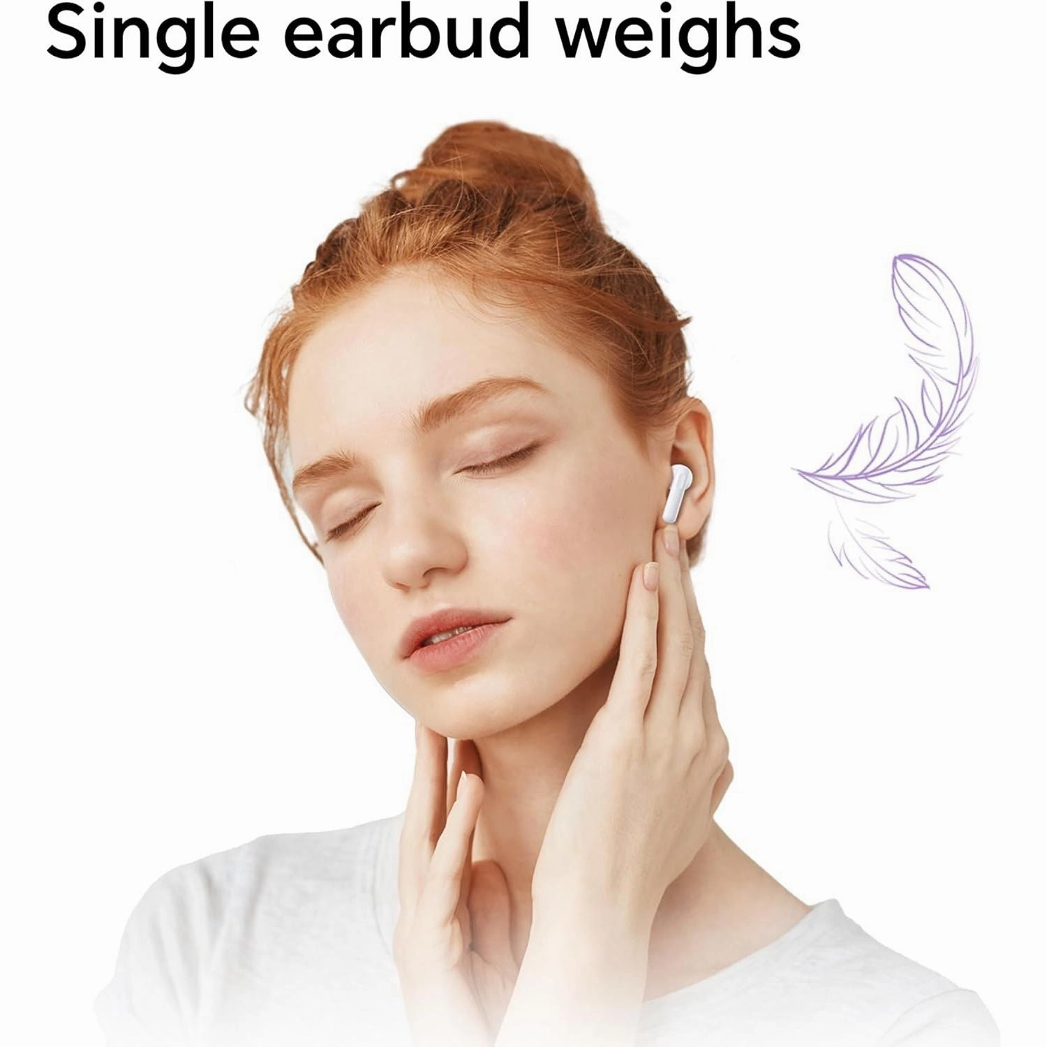 Honor X6 True Wireless Earbuds, White