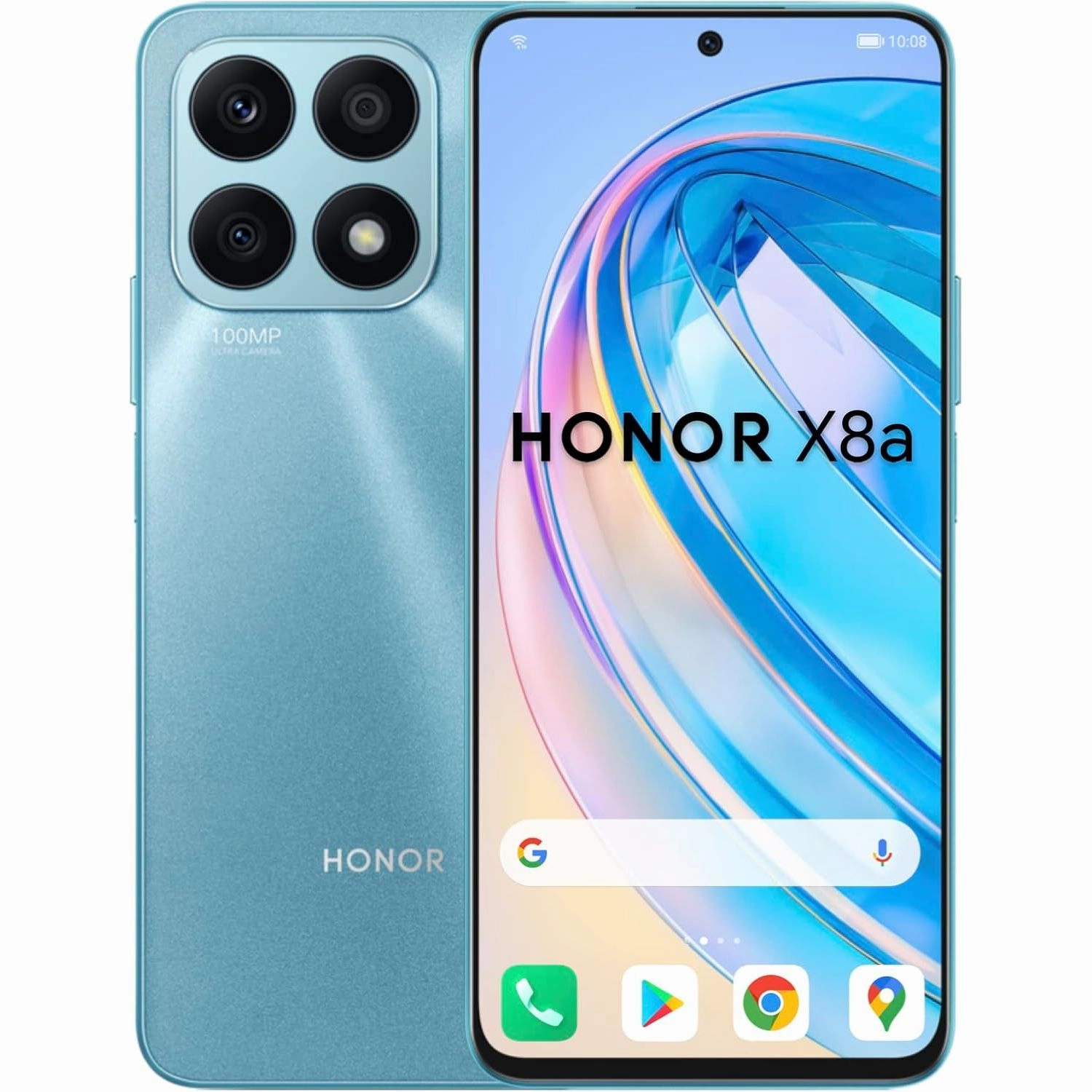 Honor X8a CRT-LX1 - 128GB   6GB, Cyan Lake, Unlocked unlocked phones,budget smartphones,cell phone deals,latest mobile phones