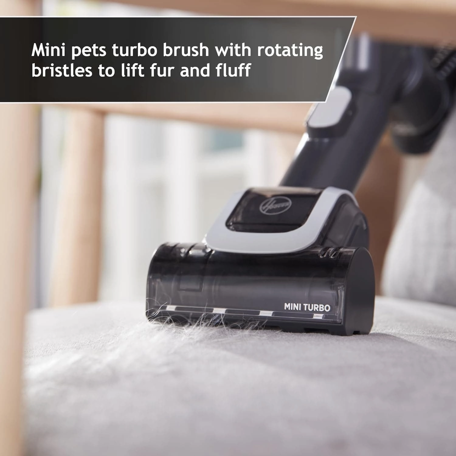 Hoover Upright Pet Vacuum Cleaner, All Floors/Stairs/Surfaces, ANTI-TWIST brush, Pet Turbo Brush, Lightweight [HL410PT] , Blue