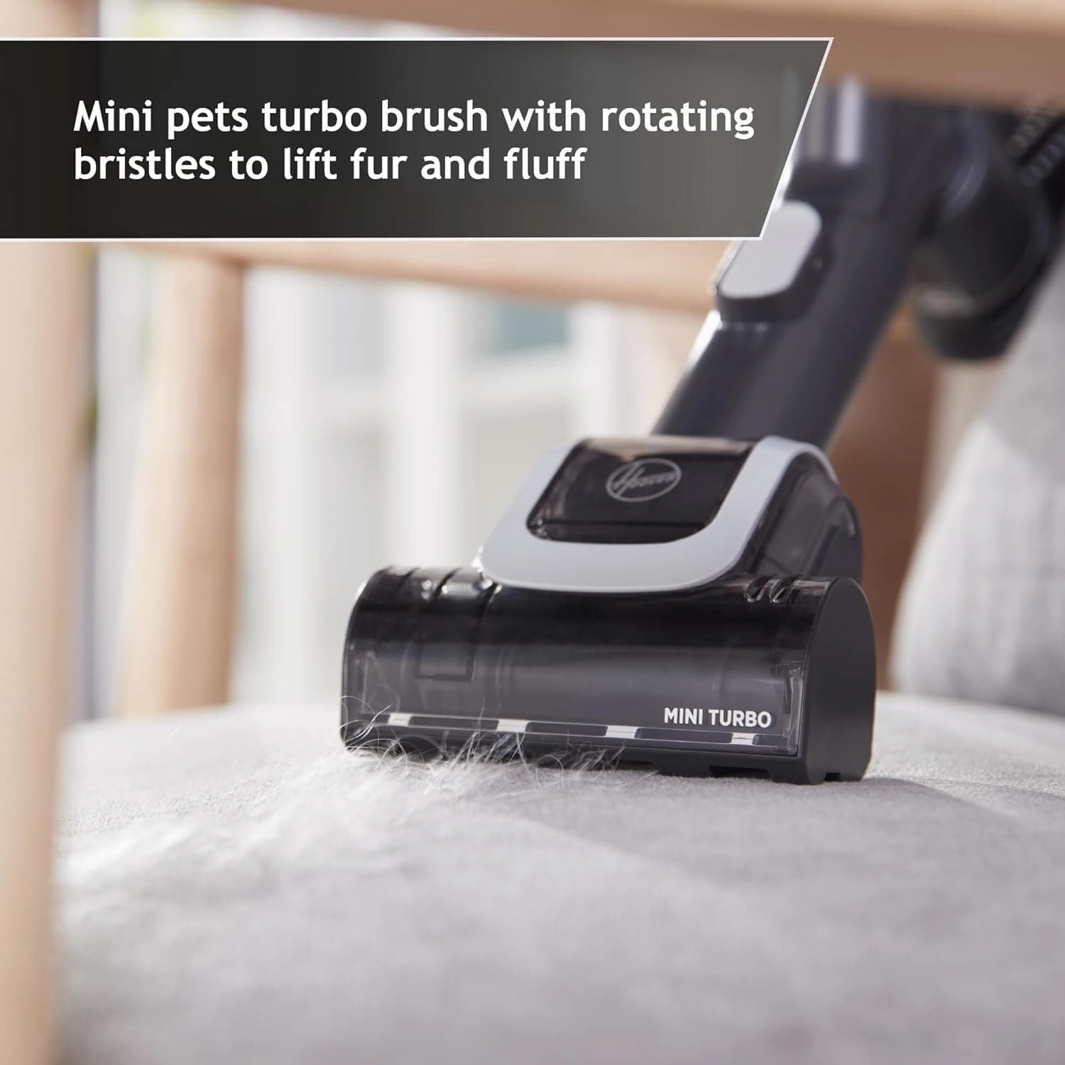 Hoover Upright Pet Vacuum Cleaner, All Floors/Stairs/Surfaces, ANTI-TWIST brush, Pet Turbo Brush, Lightweight [HL410PT] , Blue