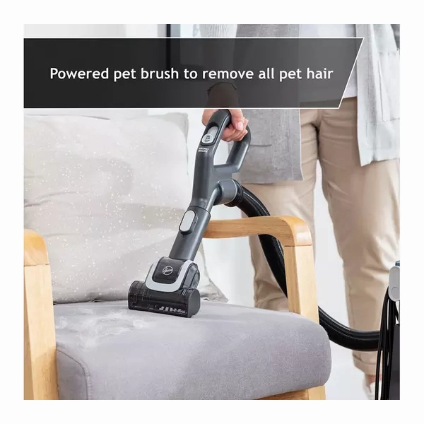 Hoover Upright Vacuum Cleaner, HL5 with Anti-Twist, Portable with Push & Lift, LED Lights, Lightweight, Pet Tool, Blue [HL500PT]