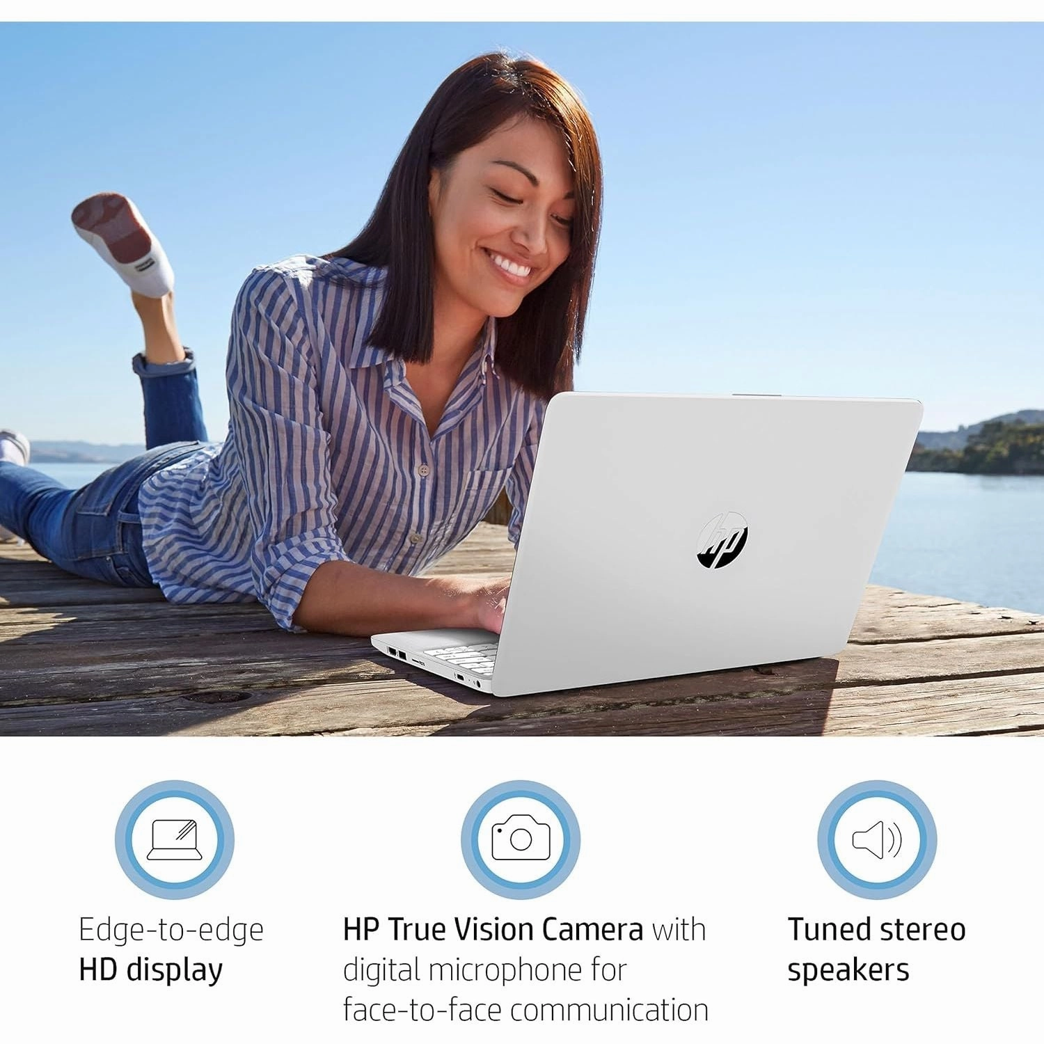 HP 11-ak0027 11" Laptop C Intel N4120, 4GB RAM, 64GB SSD, Windows 10, White