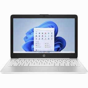 HP 11-ak0027 11" Laptop C Intel N4120, 4GB RAM, 64GB SSD, Windows 10, White computer monitors, 4k monitor for work, gaming monitors sale