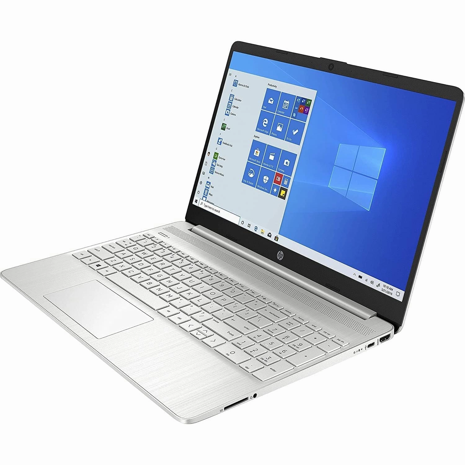 HP 15.6" Full HD Laptop PC 15s-fq2016sa, Intel i5 1135G7, 8GB RAM, 512GB SSD, Windows 11 - Natural silver