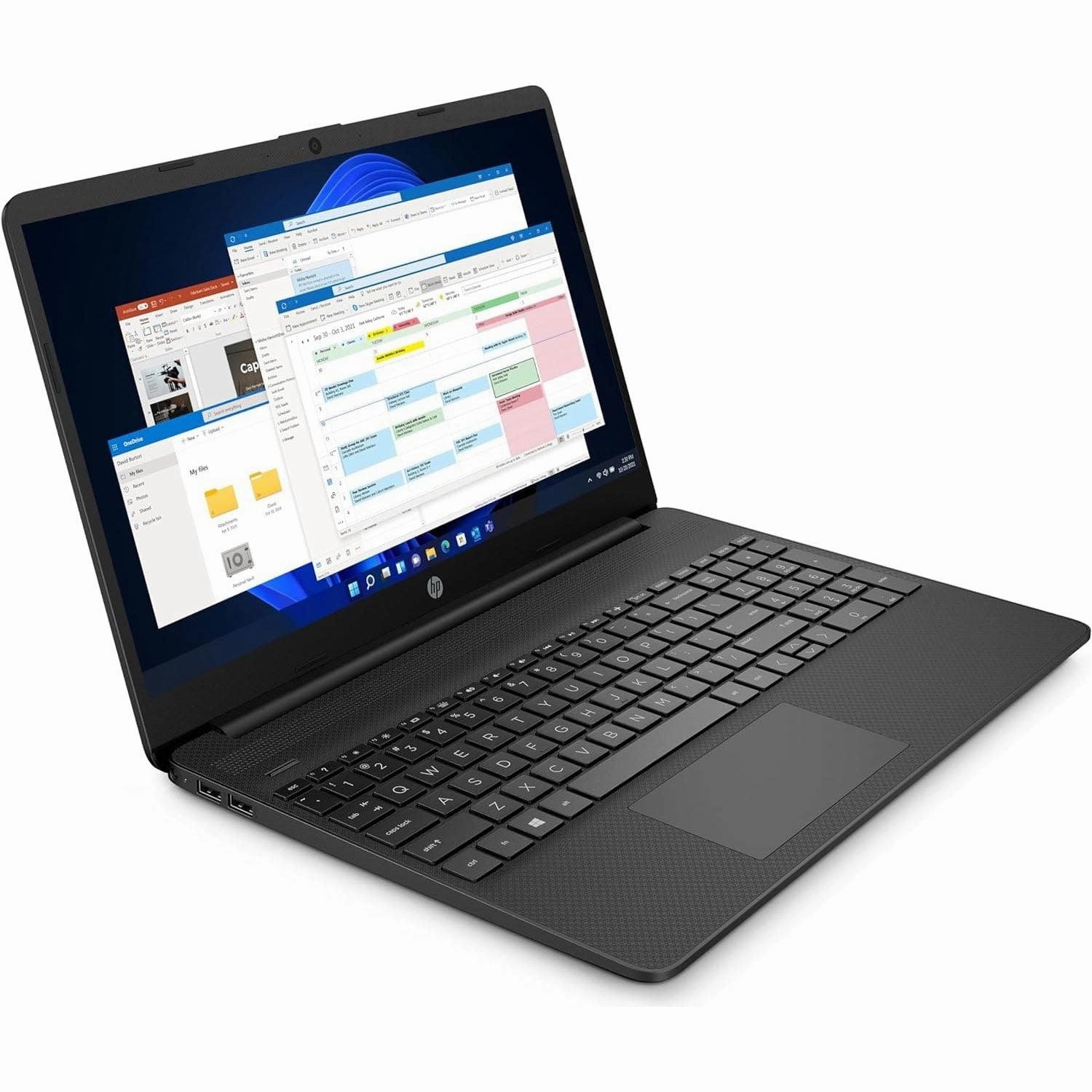 HP 15s-fq0004na Laptop: Intel Pentium Silver N5030, 4GB RAM, 128GB SSD, 15.6" FHD Display, Windows 11 Home S Mode, Black, 1-Year Microsoft 365 Personal computer monitors, 4k monitor for work, gaming monitors sale