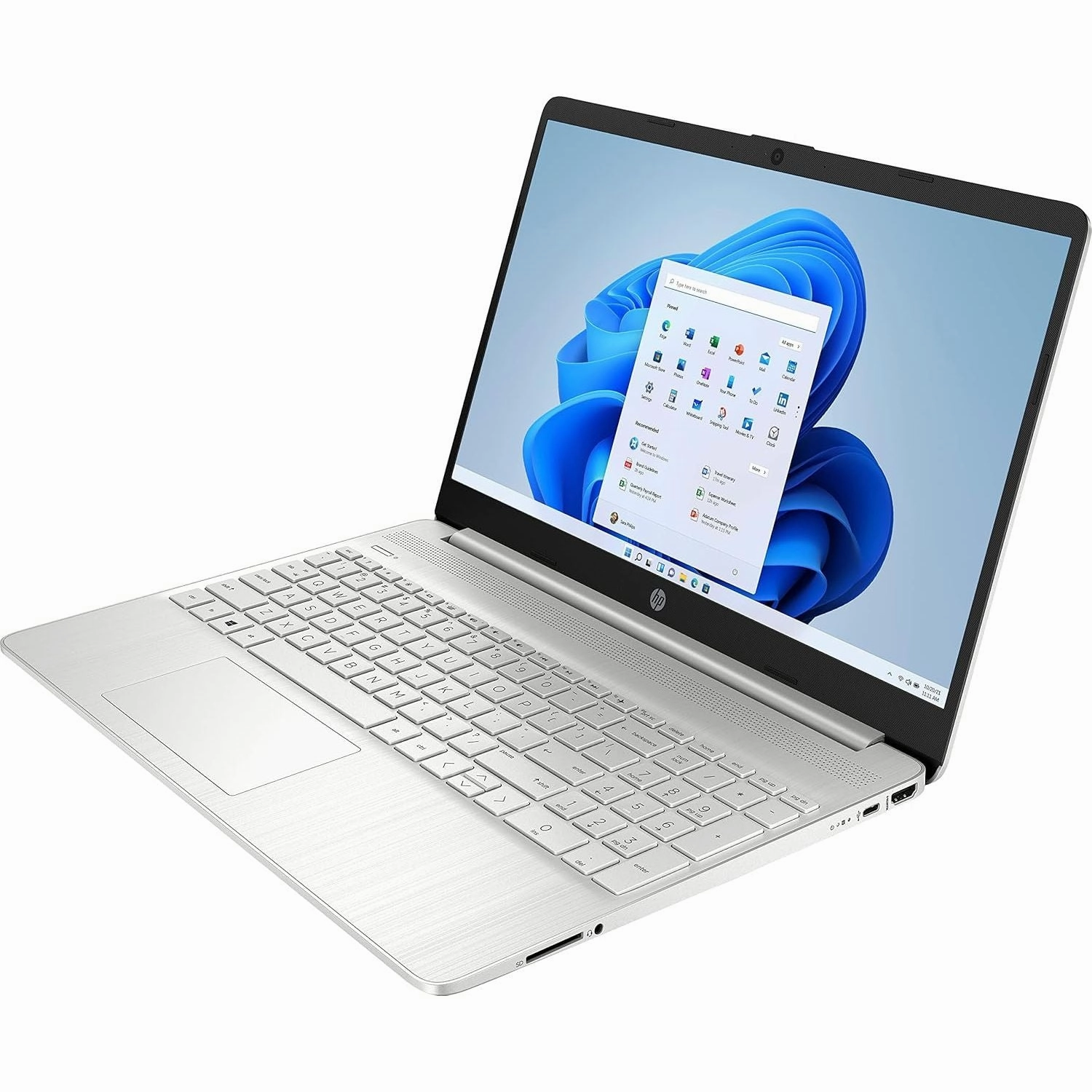 HP 15s-fq2037na 15.6" Laptop - Intel Core i5, 8GB RAM, 256GB SSD, Full HD, Sliver