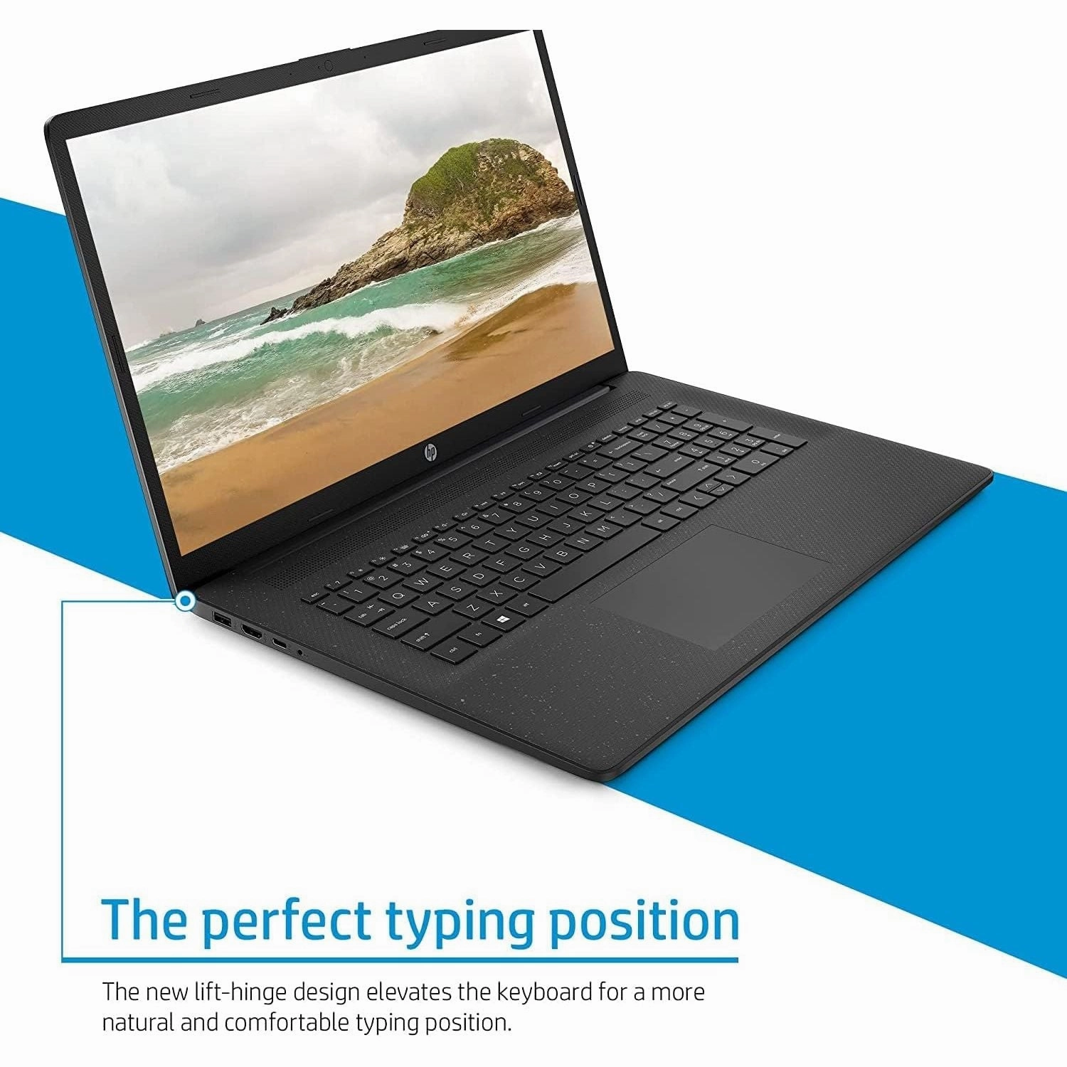 HP 17.3" Full HD Laptop 17-cn0041sa - Intel Pentium Gold, 4GB RAM, 128GB SSD, Windows 11 S Mode, Microsoft 365 Personal Included