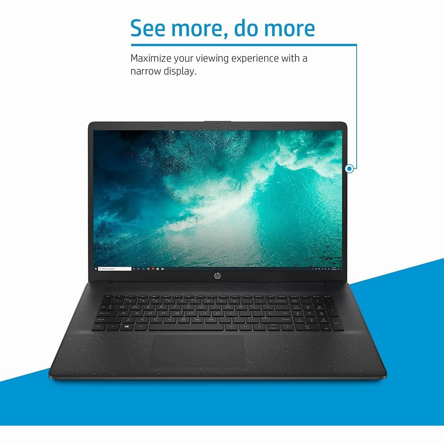 HP 17.3" Full HD Laptop 17-cn0041sa - Intel Pentium Gold, 4GB RAM, 128GB SSD, Windows 11 S Mode, Microsoft 365 Personal Included