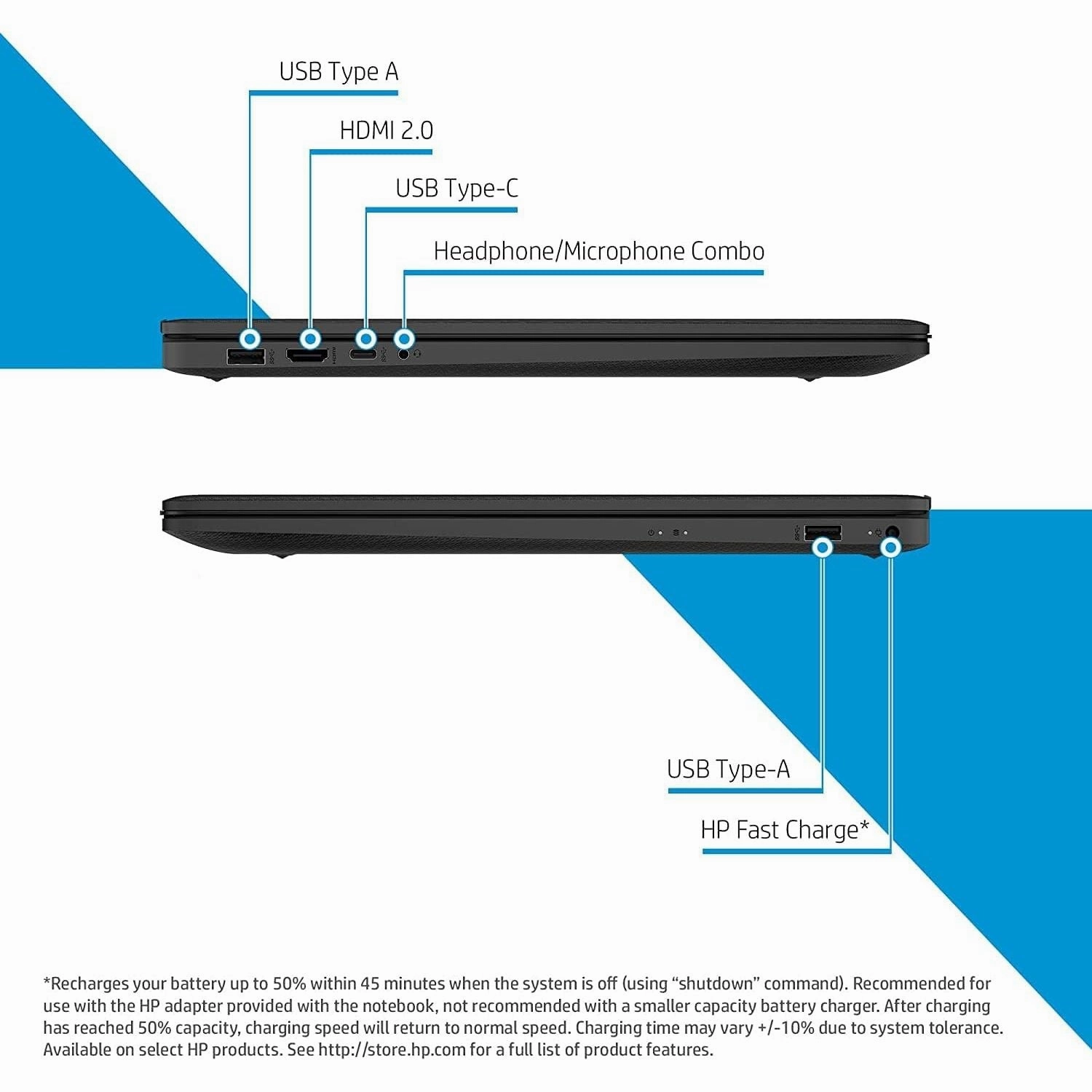 HP 17.3" Full HD Laptop 17-cn0041sa - Intel Pentium Gold, 4GB RAM, 128GB SSD, Windows 11 S Mode, Microsoft 365 Personal Included