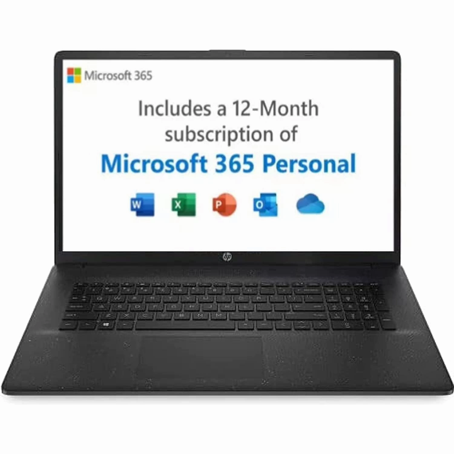 HP 17.3" Full HD Laptop 17-cn0041sa - Intel Pentium Gold, 4GB RAM, 128GB SSD, Windows 11 S Mode, Microsoft 365 Personal Included computer monitors, 4k monitor for work, gaming monitors sale
