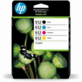 HP 6ZC74AE 912 Original Ink Cartridges, Black/Cyan/Magenta/Yellow, Multipack desktop computers, gaming desktop pc, all in one desktop deals