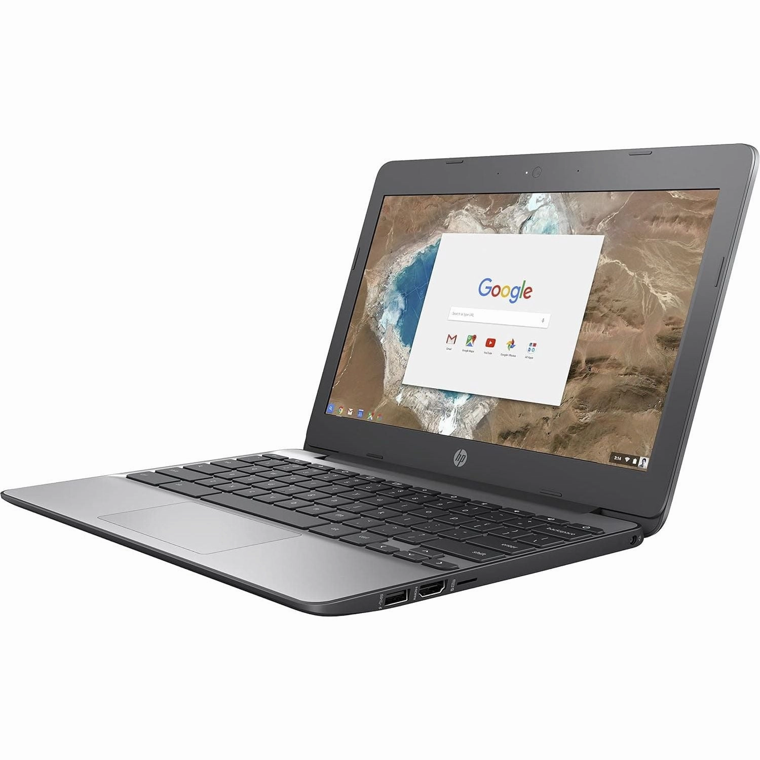 HP Chromebook (11-v051na) - ?11.6 Inches - 4GB RAM - 16GB eMMC - Intel Celeron N3060 - Chrome Operating System - Ash Grey