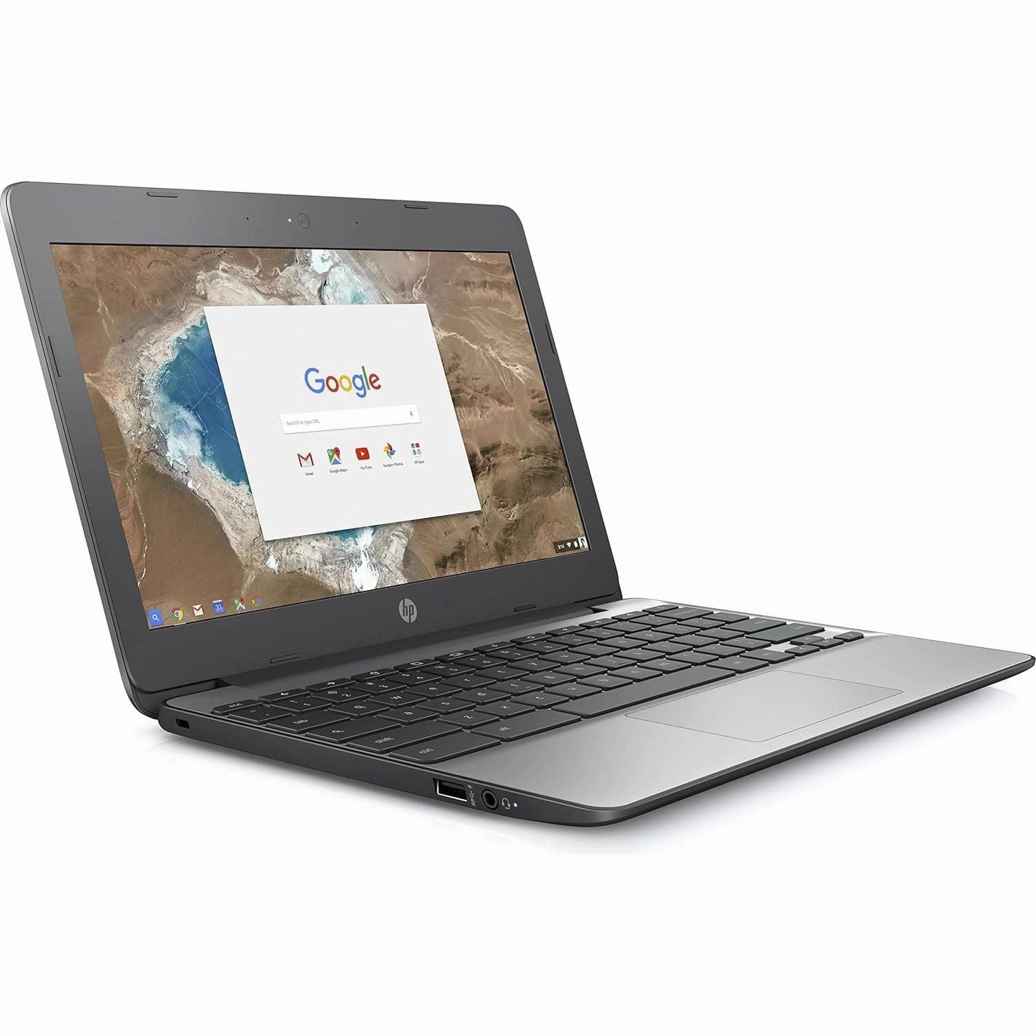 HP Chromebook (11-v051na) - ?11.6 Inches - 4GB RAM - 16GB eMMC - Intel Celeron N3060 - Chrome Operating System - Ash Grey