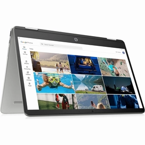 HP Chromebook 14" Laptop PC 14a-ca0005sa, Touch Screen, Intel Celeron, 4GB RAM, 64GB SSD -  Mineral silver computer monitors, 4k monitor for work, gaming monitors sale