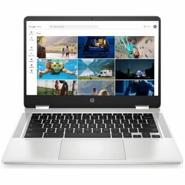 HP Chromebook 14" Laptop PC 14a-ca0005sa, Touch Screen, Intel Celeron, 4GB RAM, 64GB SSD -  Mineral silver