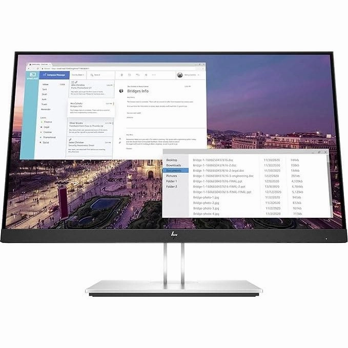 HP E23 G4 23" Full HD IPS Monitor - 1920x1080, 60Hz, 5ms, HDMI, DisplayPort