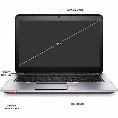 HP EliteBook 840 G2 - 14-inch - Intel Core i5-5200U - 256GB SSD - 8GB RAM - Wi-Fi - Sliver