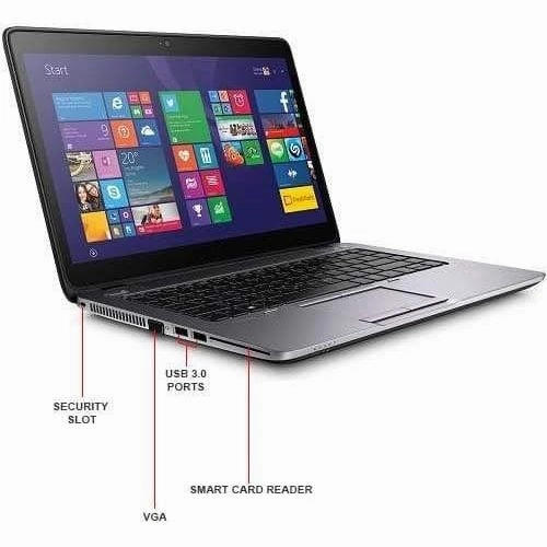 HP EliteBook 840 G2 - 14-inch - Intel Core i5-5200U - 256GB SSD - 8GB RAM - Wi-Fi - Sliver