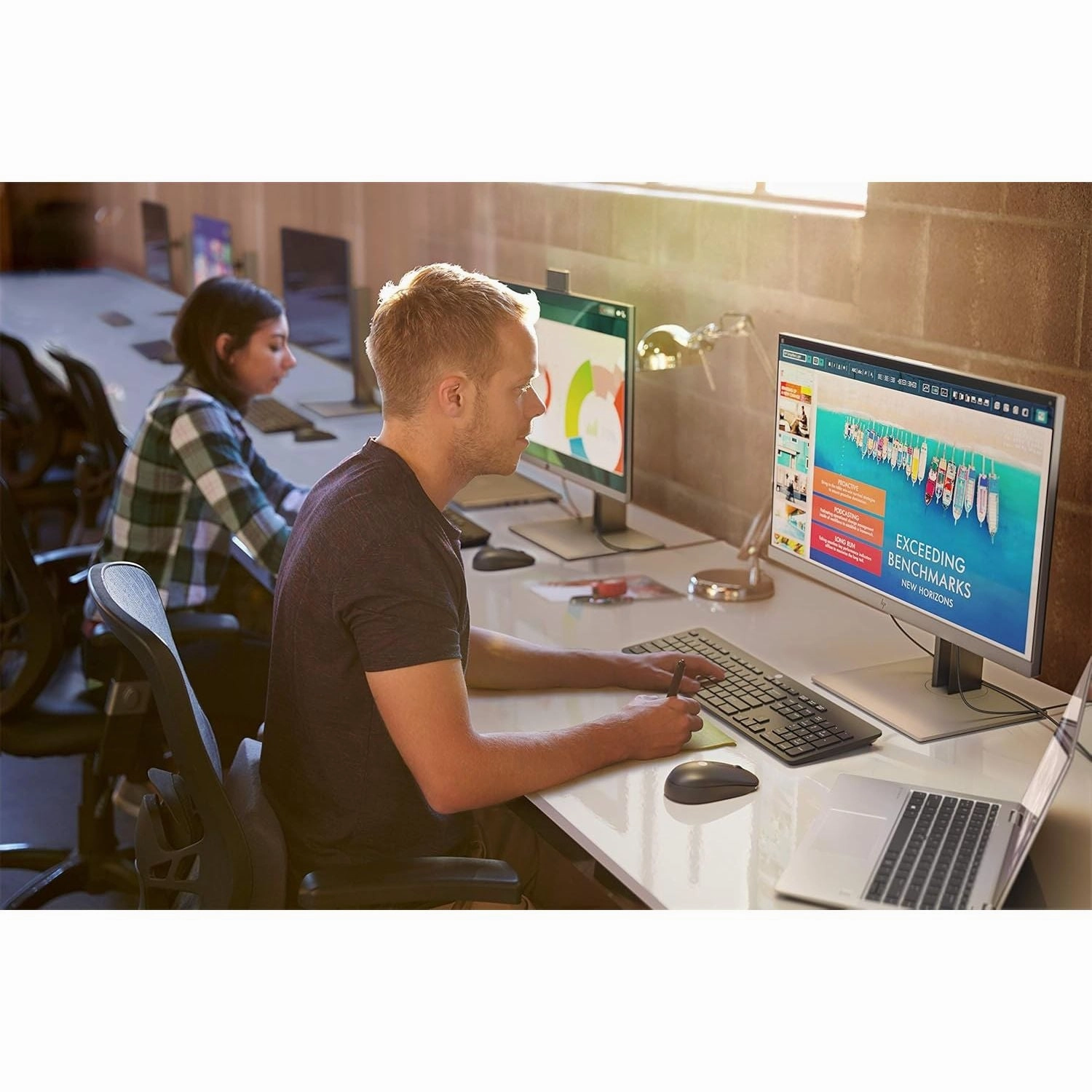 HP EliteDisplay E243d 23.8" Full HD IPS Monitor