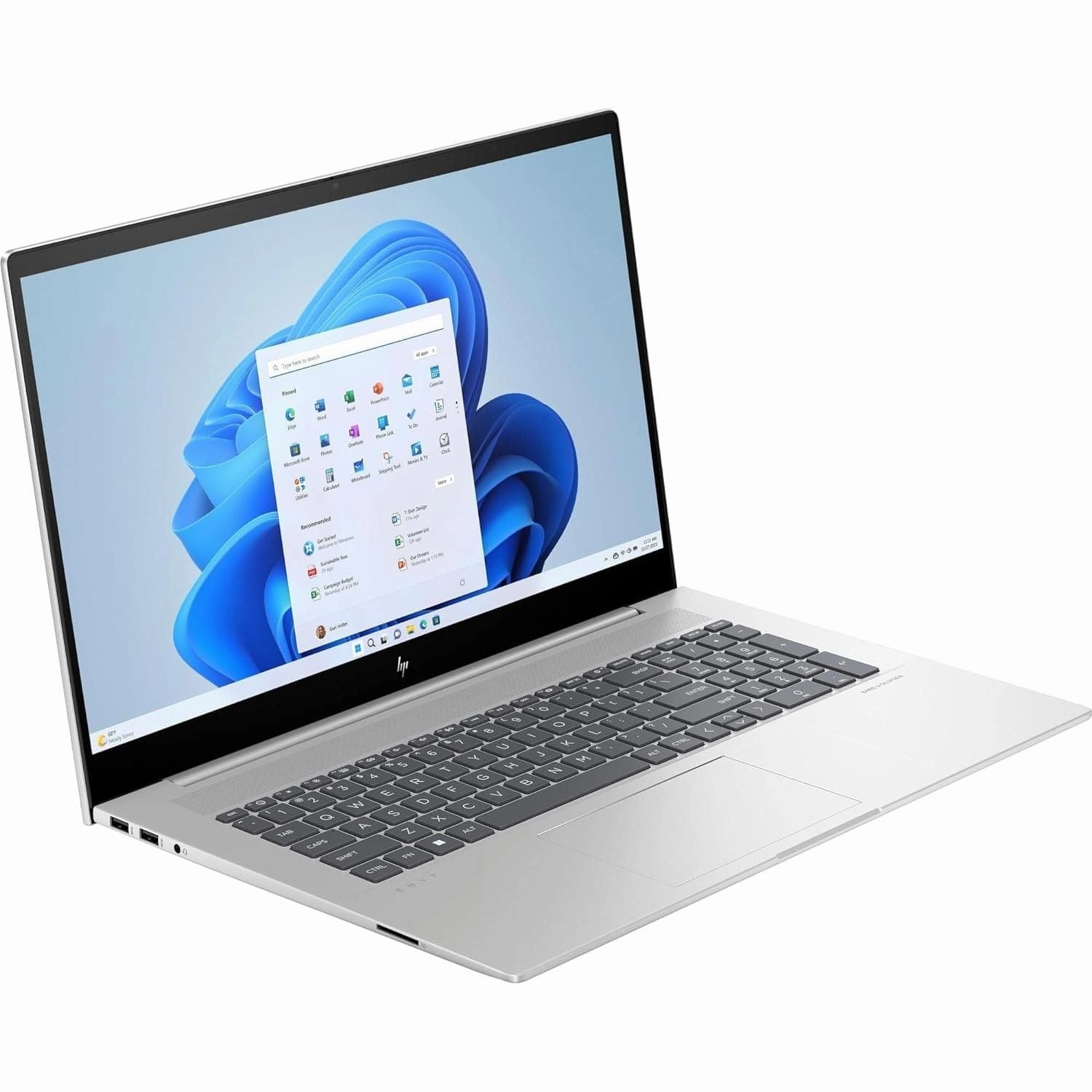 HP Envy 17-cw0009na 17.3" 4K Laptop - Intel i7-1355U, 16GB RAM, 512GB SSD, NVIDIA RTX 3050, Windows 11 Home, Silver