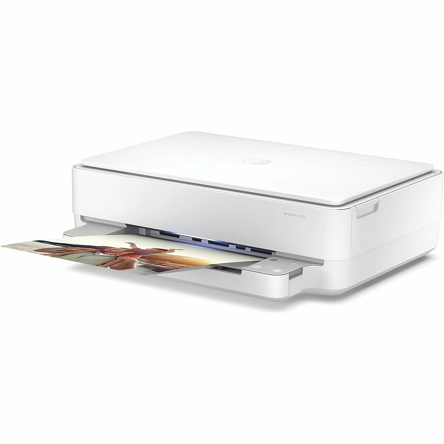 HP Envy 6020e All in One Colour Printer with 3 months of Instant Ink included with HP , White