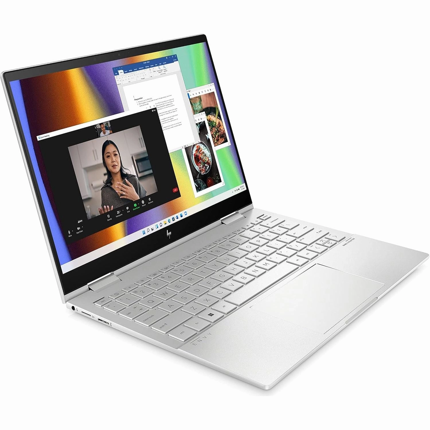 HP ENVY x360 13-BF0002 Laptop C Intel i7-1250U, 16GB RAM, 512GB SSD, 13" Silver