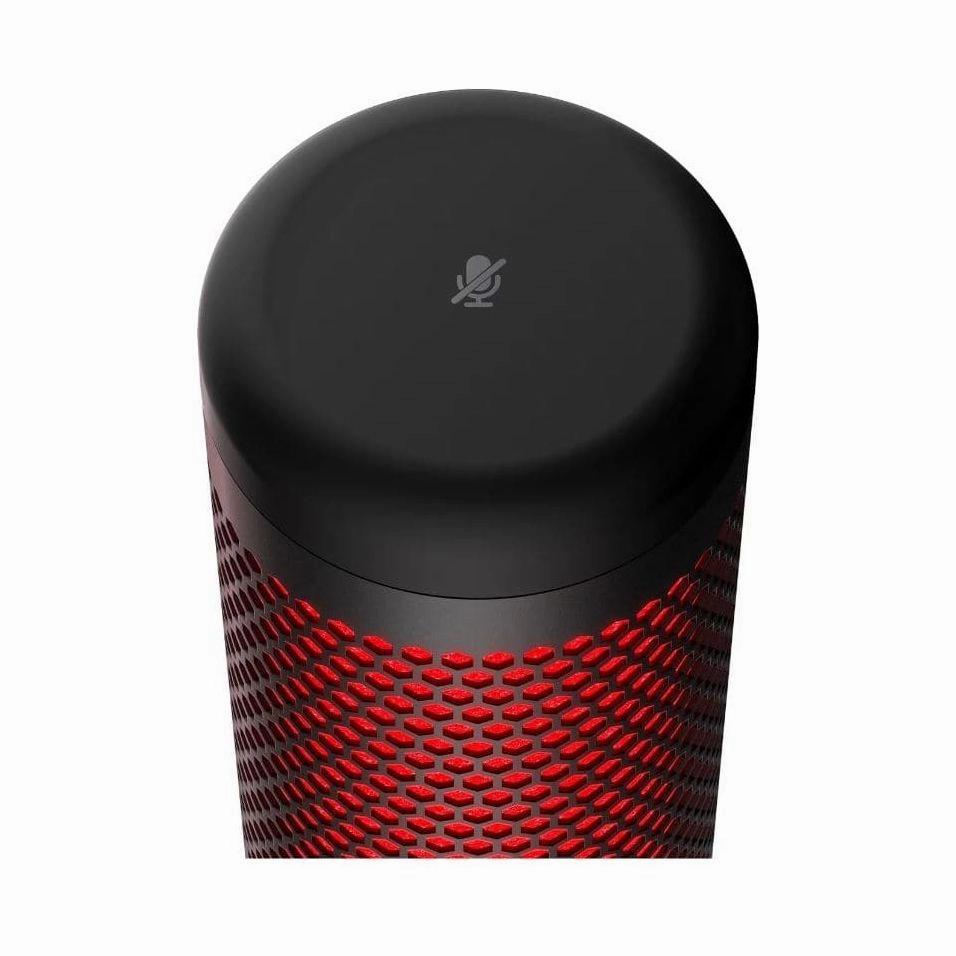 HP HyperX 4P5P6AA QuadCast  Standalone Microphone for streamers, content creators and gamers PC, PS4, and Mac Black