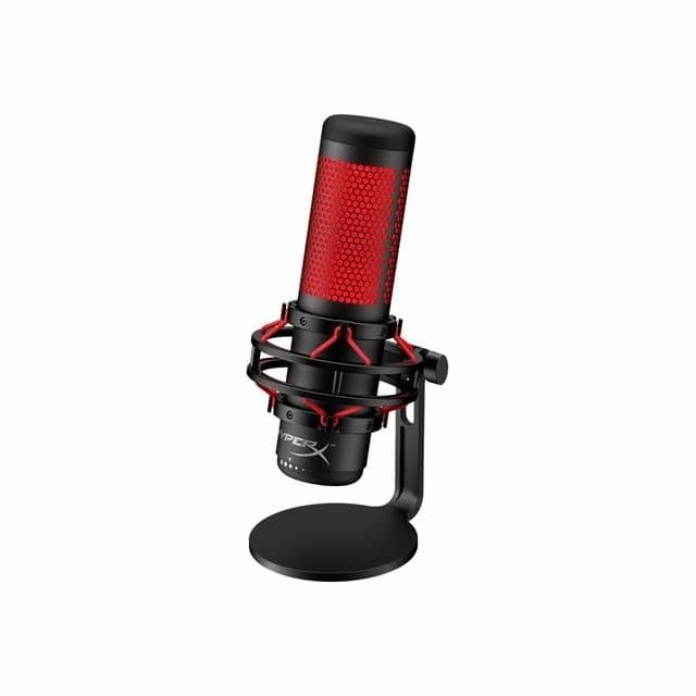 HP HyperX 4P5P6AA QuadCast  Standalone Microphone for streamers, content creators and gamers PC, PS4, and Mac Black