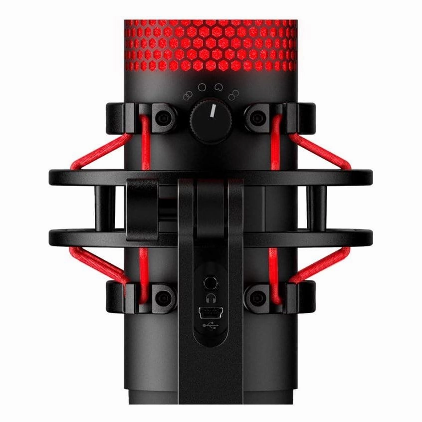 HP HyperX 4P5P6AA QuadCast  Standalone Microphone for streamers, content creators and gamers PC, PS4, and Mac Black