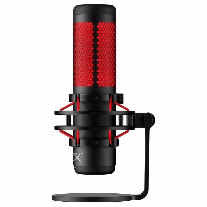 HP HyperX 4P5P6AA QuadCast  Standalone Microphone for streamers, content creators and gamers PC, PS4, and Mac Black
