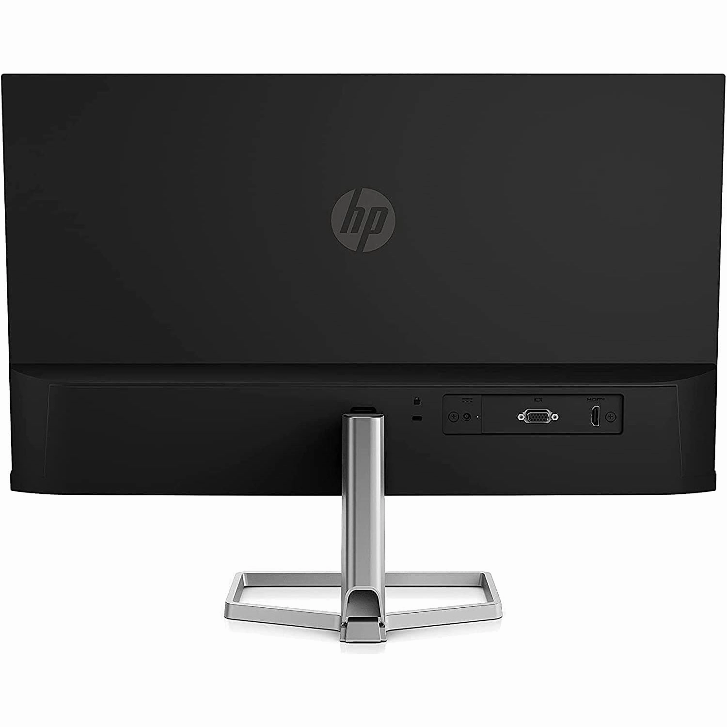 HP M24f Ultraslim Monitor, Full HD (1920 x 1080) 23.8 Inch (1 HDMI, 1 VGA) - Silver / Black