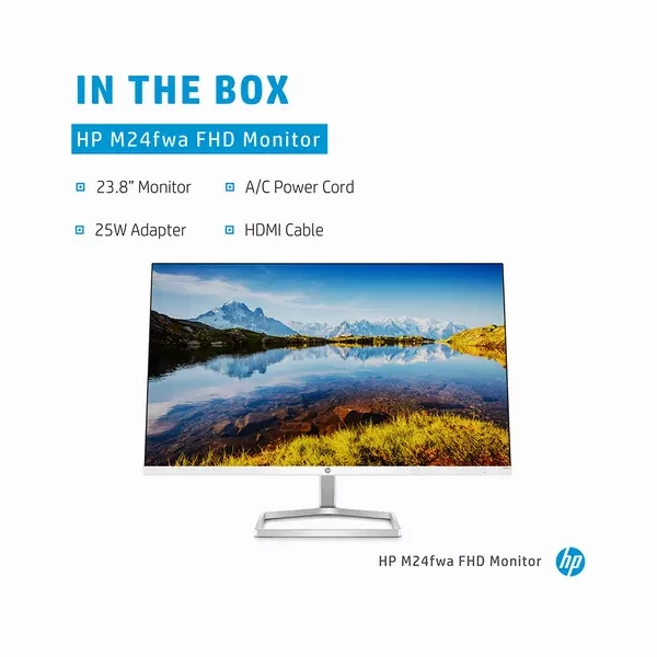 HP M24fwa 23.8-inch Full HD IPS LCD Monitor - White