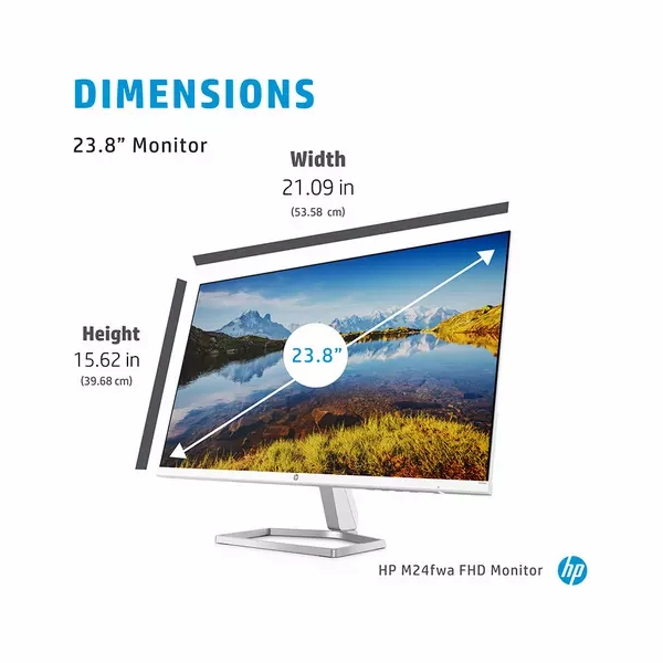 HP M24fwa 23.8-inch Full HD IPS LCD Monitor - White
