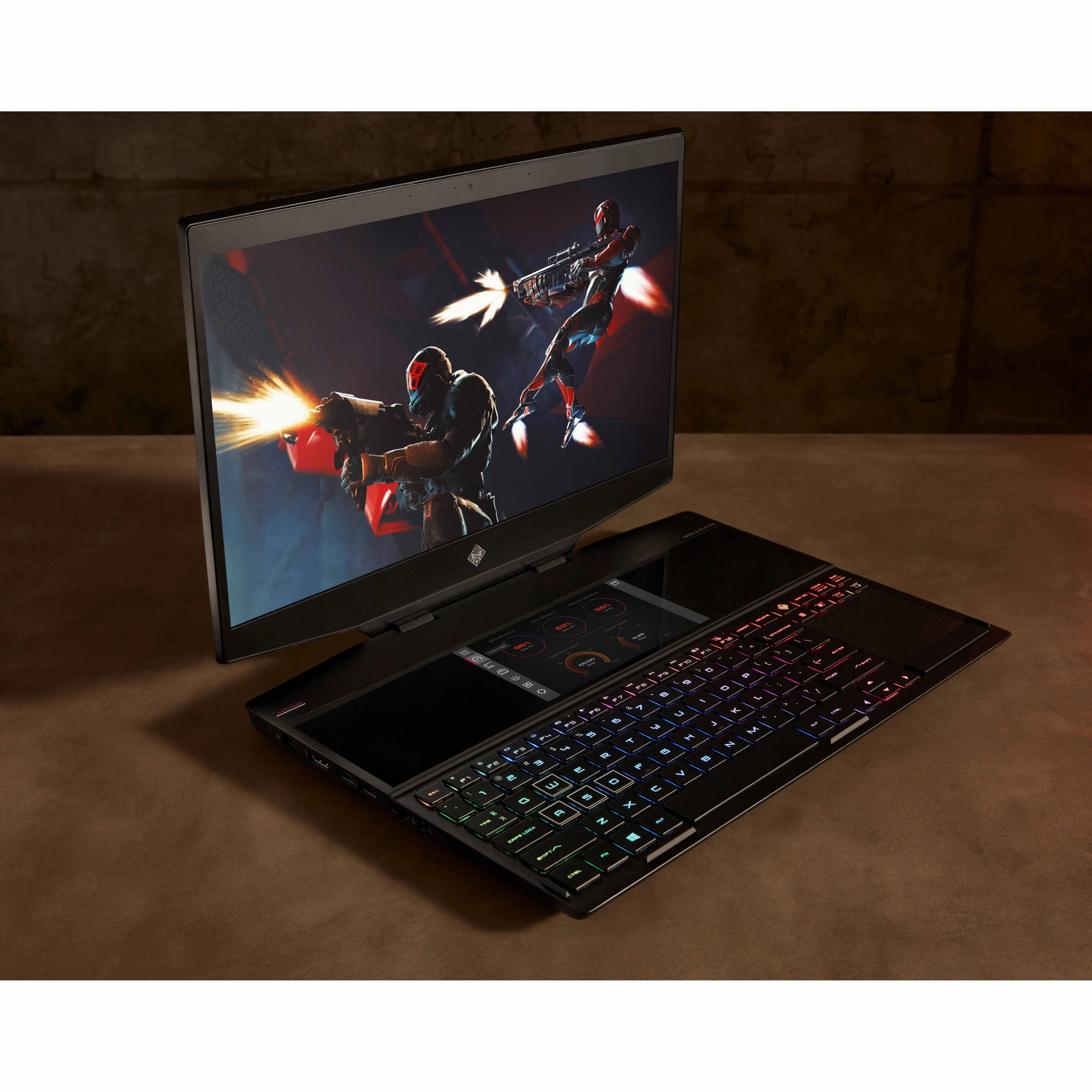 HP OMEN X 15-dg0001na Dual-Screen 15.6" FHD 240Hz Gaming Laptop: Intel Core i7-9750H, 16GB RAM, 512GB SSD, NVIDIA GeForce RTX 2070 (8GB), Windows 10 Home, Black