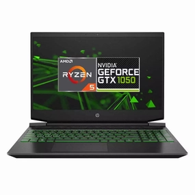 HP Pavilion 15-ec2018na Gaming Laptop - 15.6" Display, AMD Ryzen 5, 8GB RAM, 256GB SSD, Black computer monitors, 4k monitor for work, gaming monitors sale