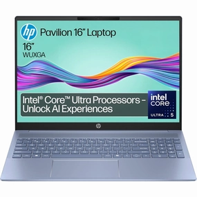 HP Pavilion 16 C Intel Core Ultra 5-125U, 16GB RAM, 512GB SSD, Intel Arc Graphics, Win 11, Sky Blue computer monitors, 4k monitor for work, gaming monitors sale