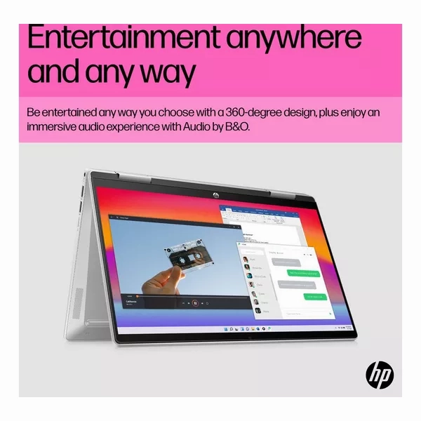 HP Pavilion x360 14-ek1501sa 14" 2 in 1 Laptop - Intel? Core? i5, 512 GB SSD, Silver