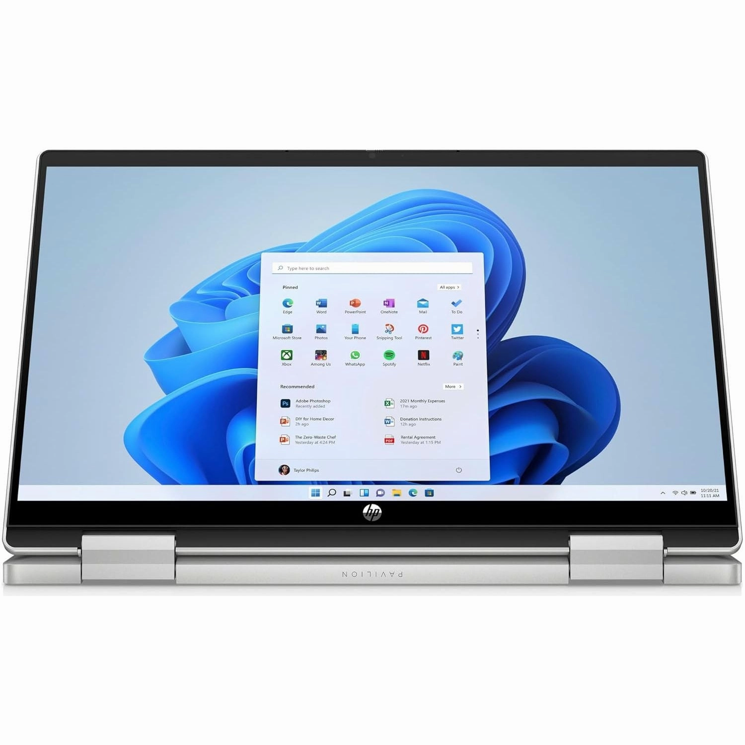 HP Pavilion x360 14-ek1550sa 14" 2-in-1 Laptop C Intel U300, 128GB SSD, Silver