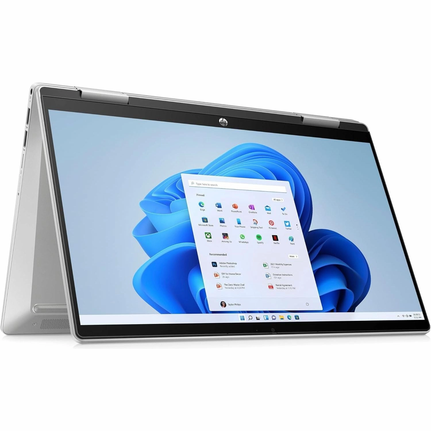 HP Pavilion x360 14-ek1550sa 14" 2-in-1 Laptop C Intel U300, 128GB SSD, Silver computer monitors, 4k monitor for work, gaming monitors sale