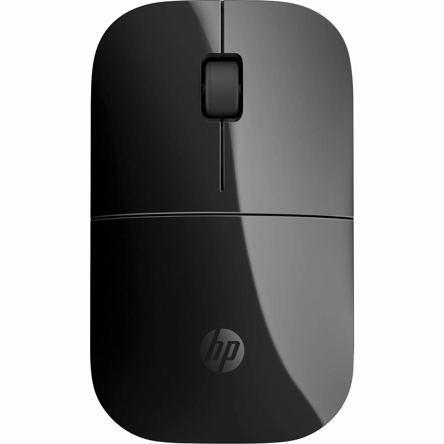 HP Z3700 Wireless Mouse C Slim, 2.4GHz Connectivity, 1200 DPI Optical Sensor, Multi-Surface, Blue LED, Up to 16-Month Battery Life C Black