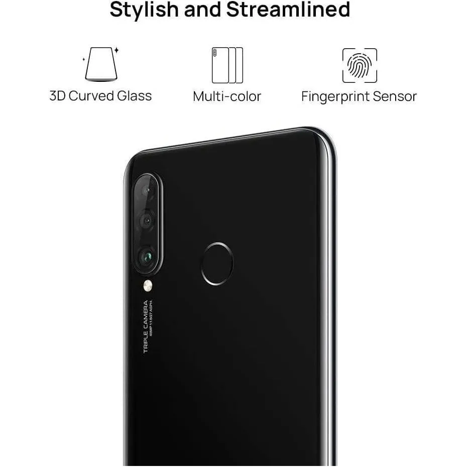 Huawei P30 Lite 128GB Black Sim-Free Unlocked Mobile Phone