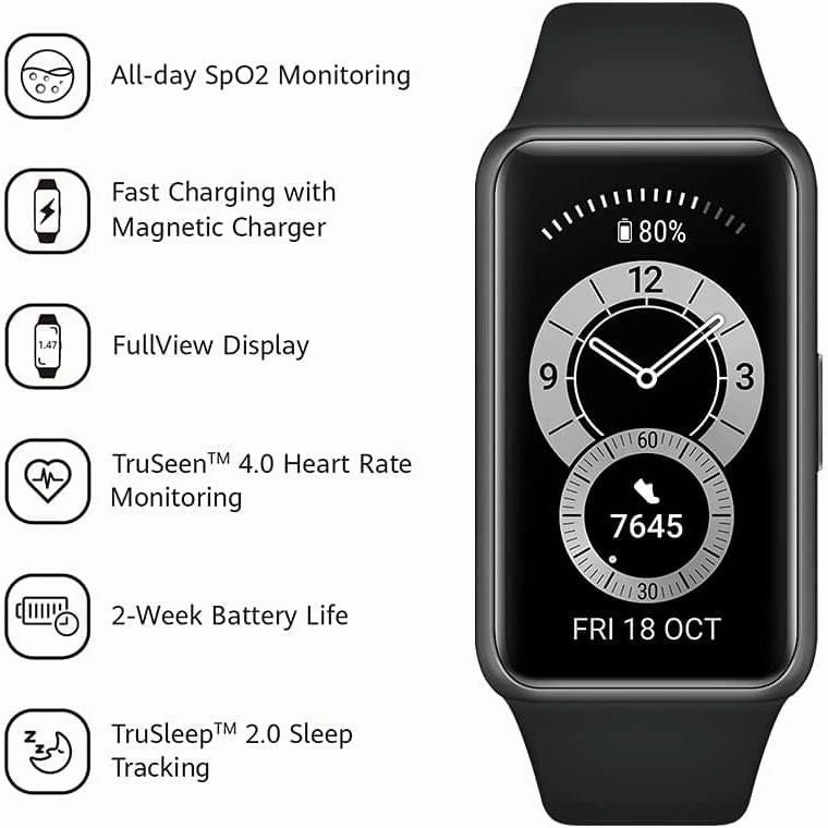 Huawei Band 6 - Fitness Tracker Graphite Black