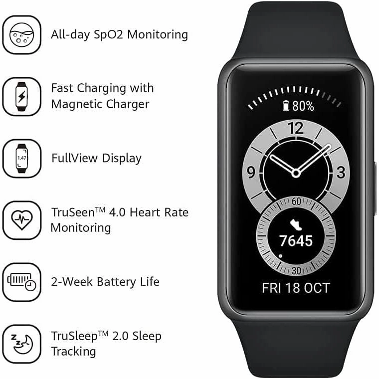 Huawei Band 6 - Fitness Tracker Graphite Black