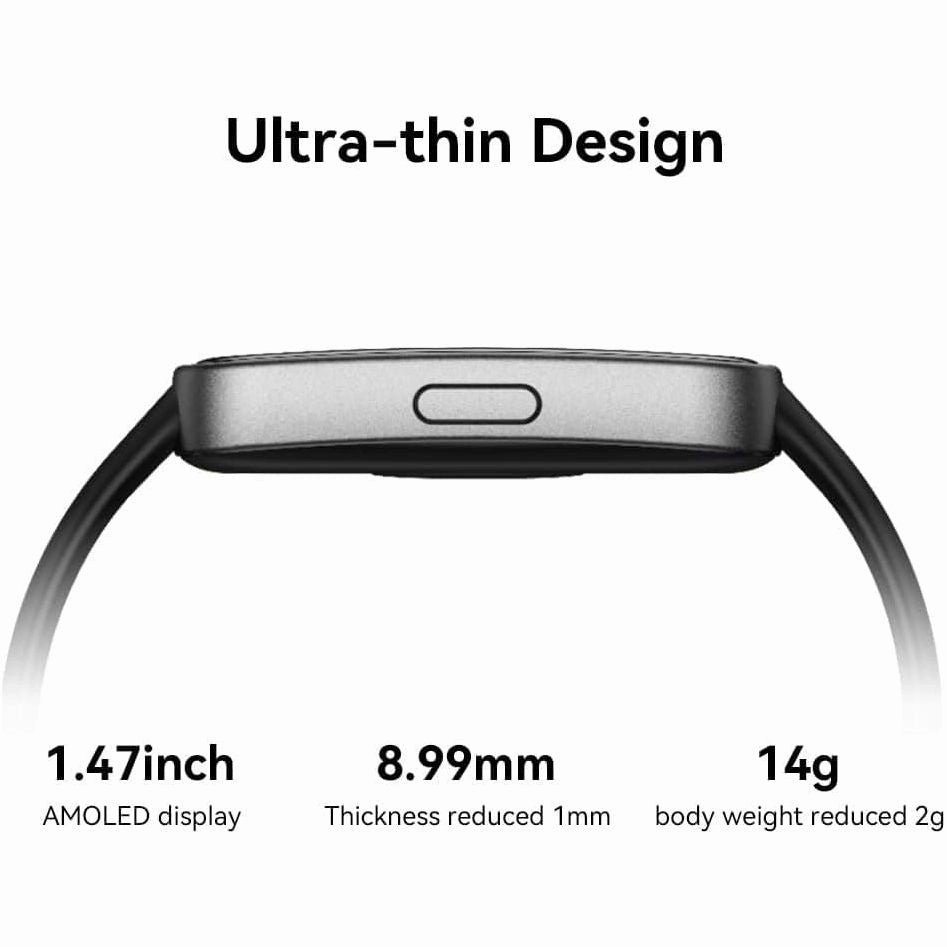 HUAWEI Band 8 Fitness Tracker - Ultra Thin Smart Band, 2 Weeks Battery, Health & Sleep Tracking - Android & iOS Compatible - Black